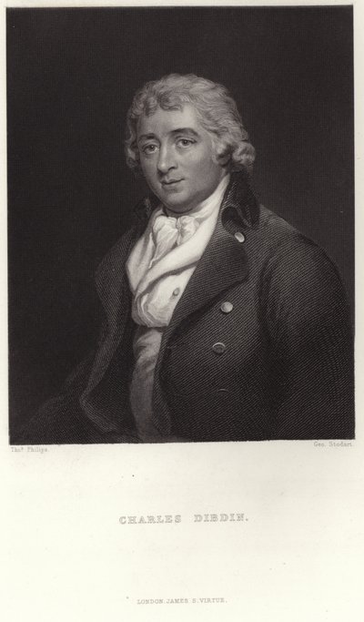 Portrait of Charles Dibdin by Thomas Phillips